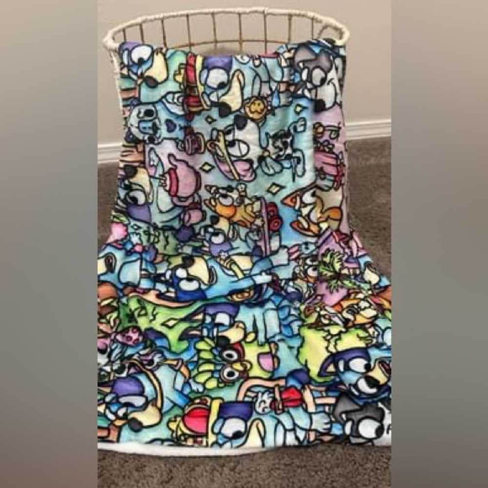 Bluey Minky Blanket 🩵